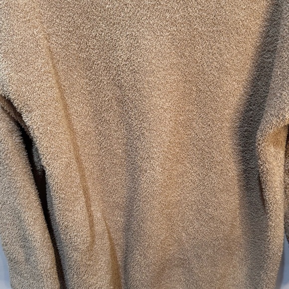 BAREFOOT DREAMS Cozychic Oversized Asymmetrical‎ Cowl Neck Teddy Tunic Sweater - Picture 5 of 8